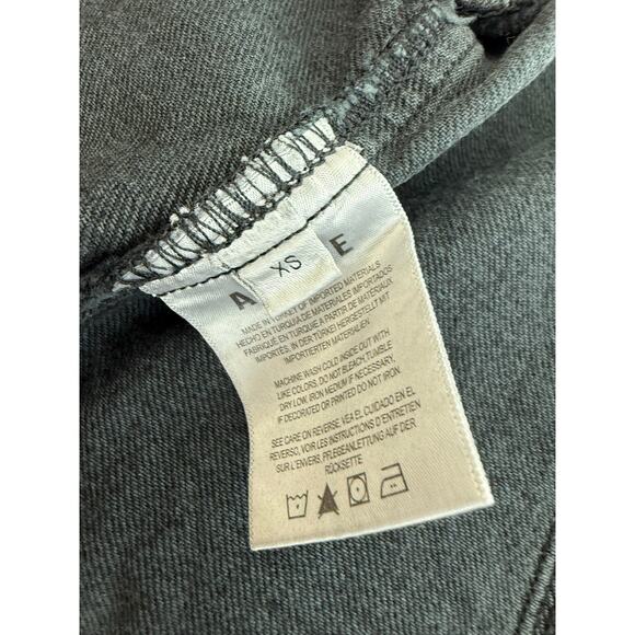 Agolde Heller Sleeveless Black Denim Button Front Structured Vest Spider XS - Picture 12 of 12